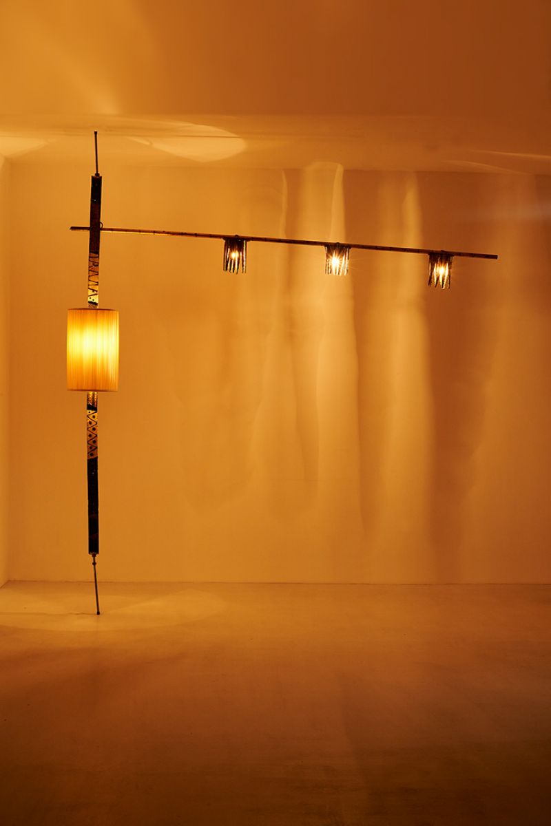 Floor to ceiling lamp Paul Evans pic-3