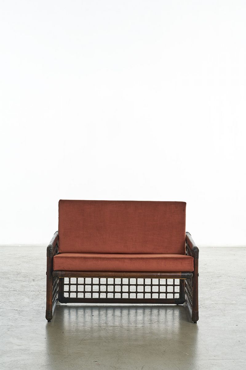 Seven armchairs Basilan series Afra and Tobia Scarpa pic-6