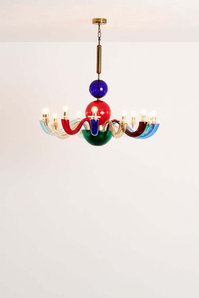Chandelier with twelve arms  Gio Ponti pic-3
