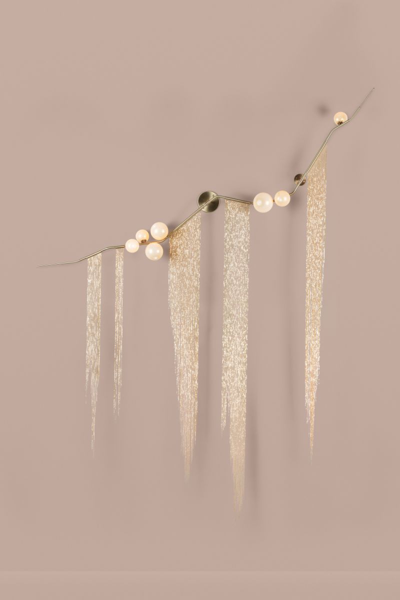  Wall lamp Cherry Bomb Extra-Long Fringe collection Lindsey Adelman pic-1