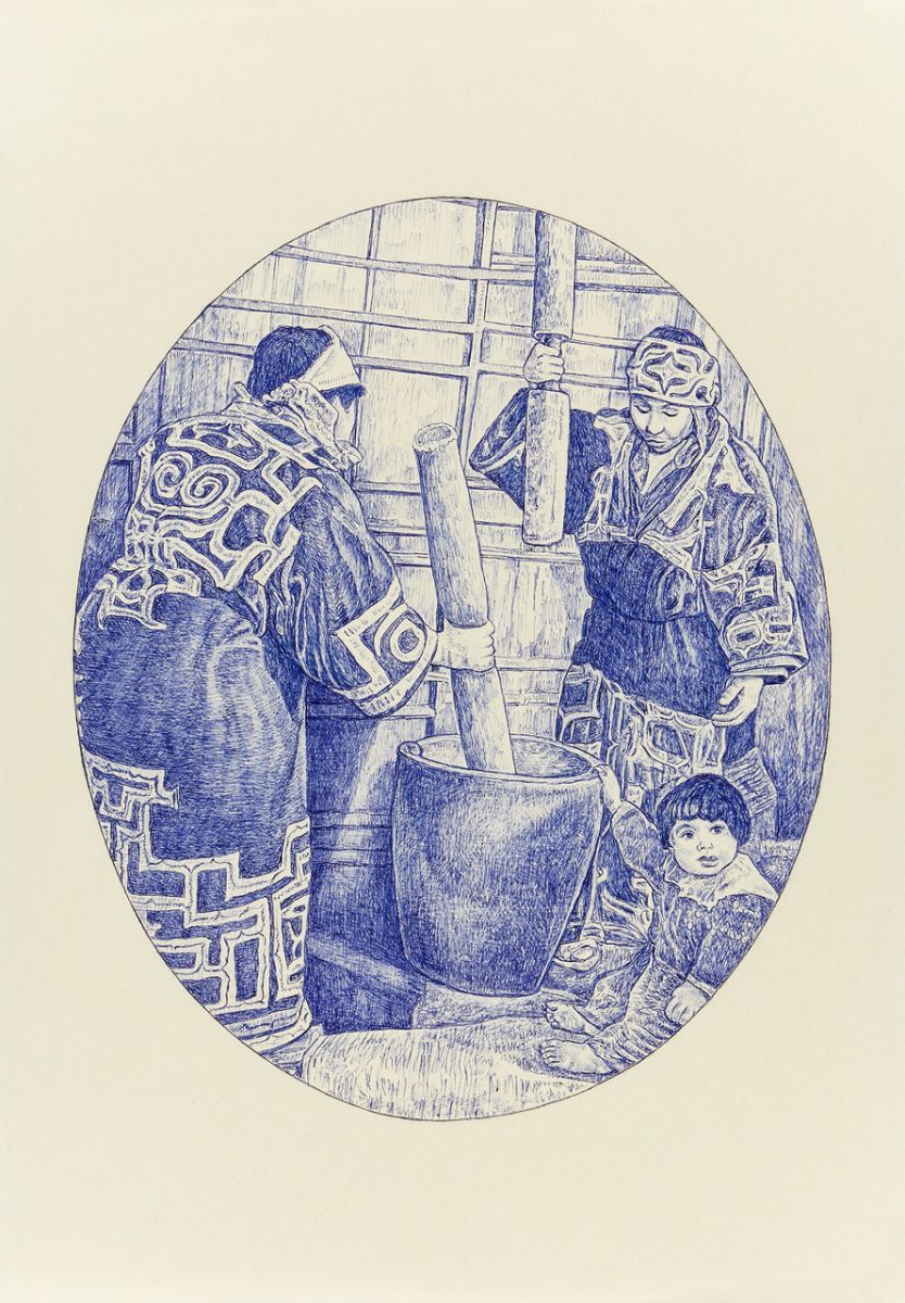 Artwork Ancestral Ainu VIII Andrea Zucchi pic-1