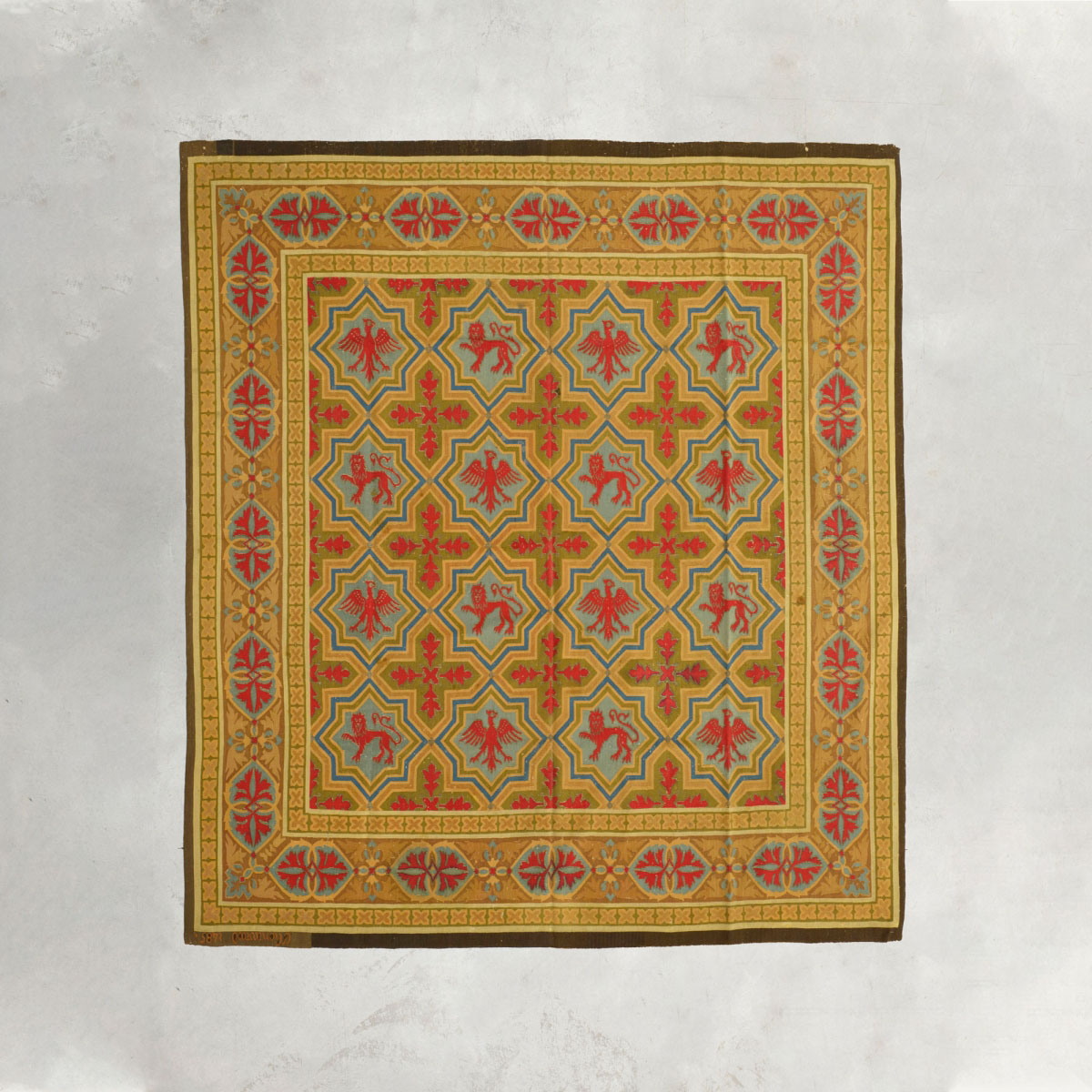 Tappeto | 270 x 254 cm  Antique carpets - Aubusson  pic-1