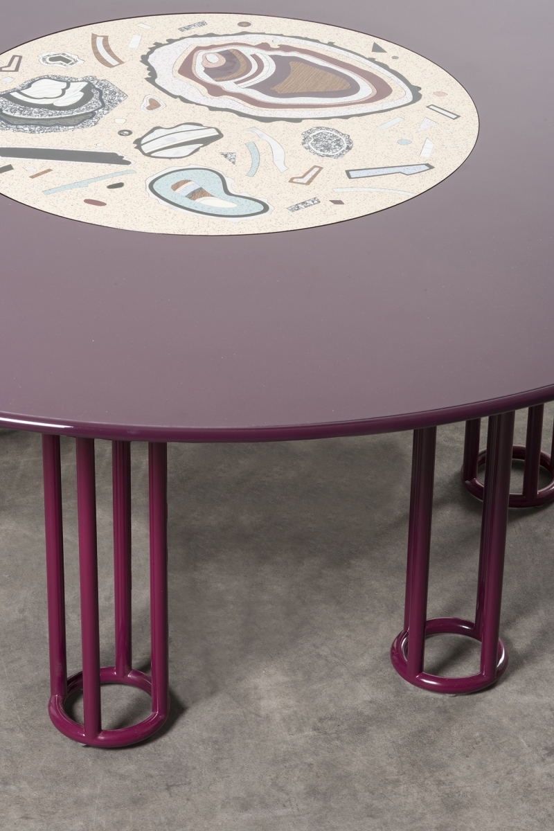 Low dining table with Lazy Susan Bethan Laura Wood pic-3