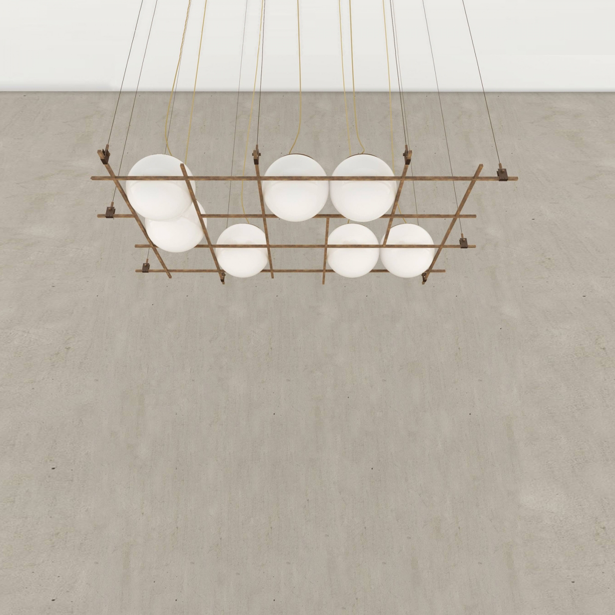 Ceiling lamp 'Grid' Federico Peri pic-1