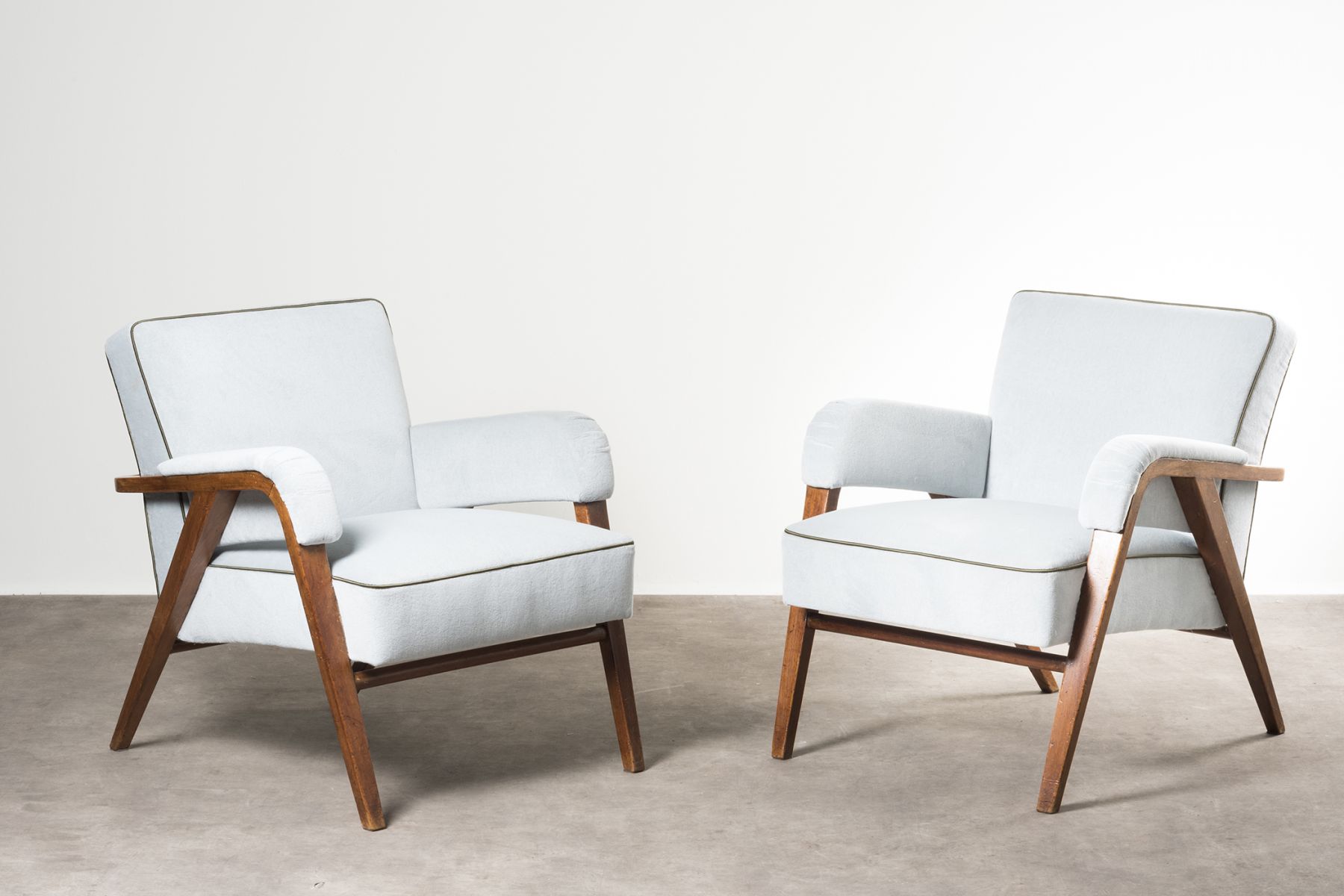  Pair of armchairs Franco Albini pic-1