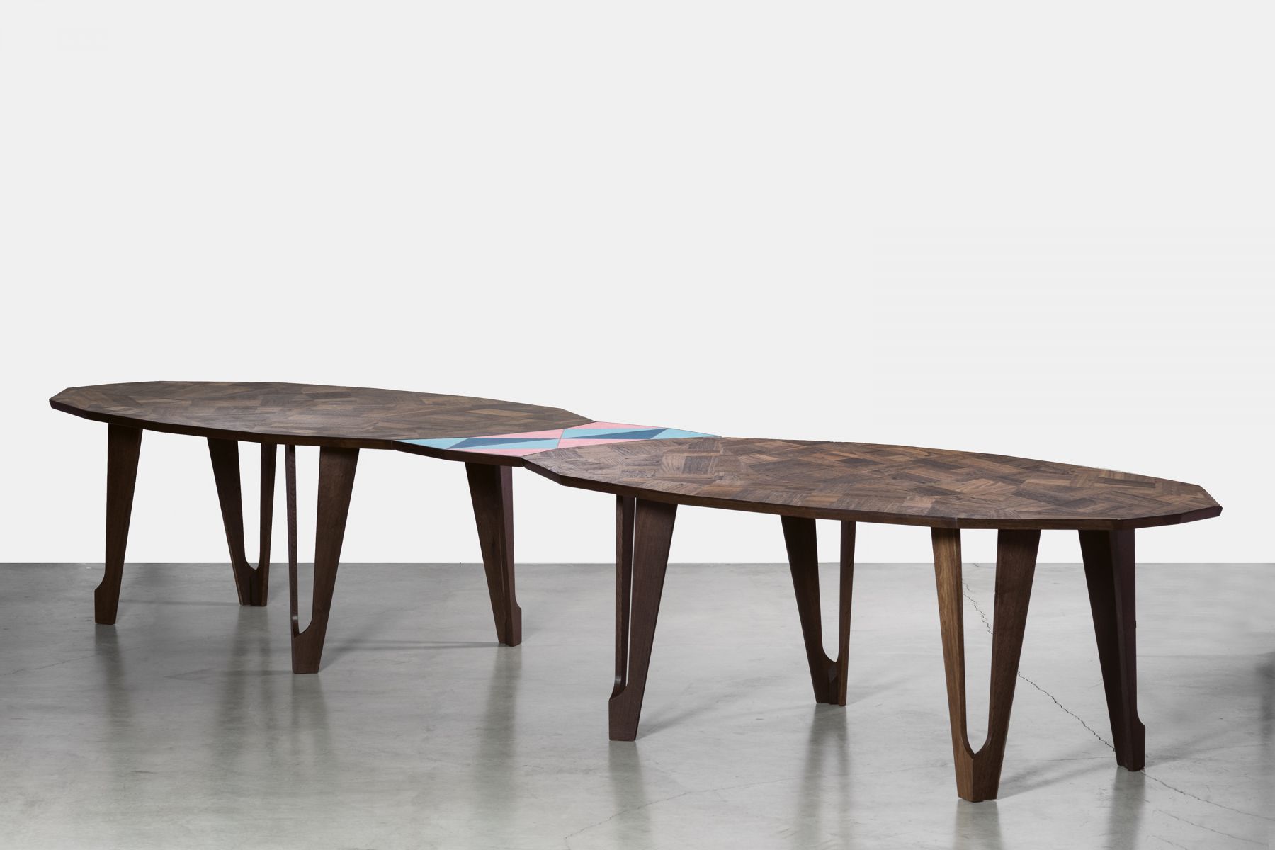 Off Cut Lino modular dining table Martino Gamper pic-1