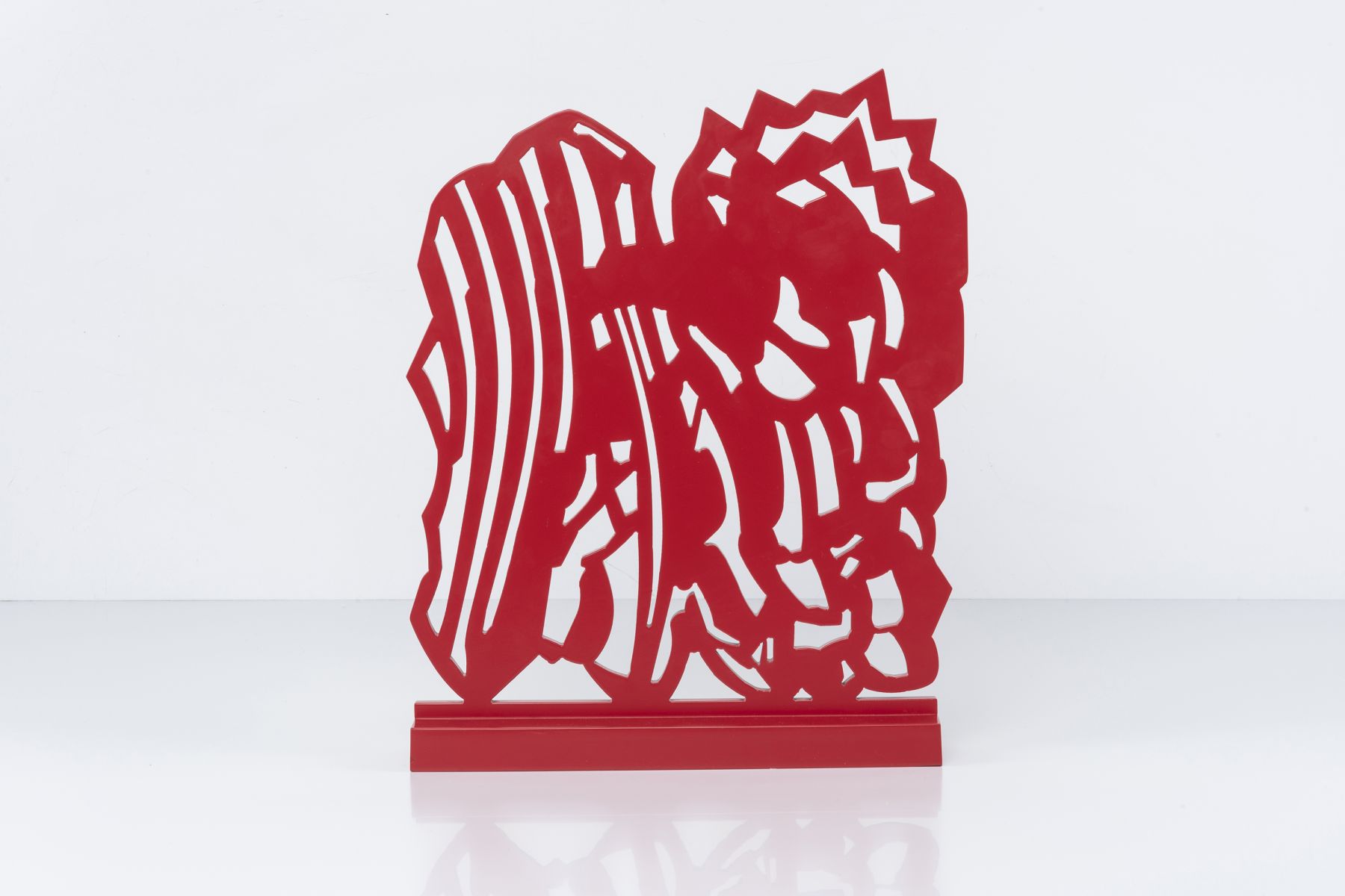 Sculpture Ferro rosso Pietro Consagra pic-1
