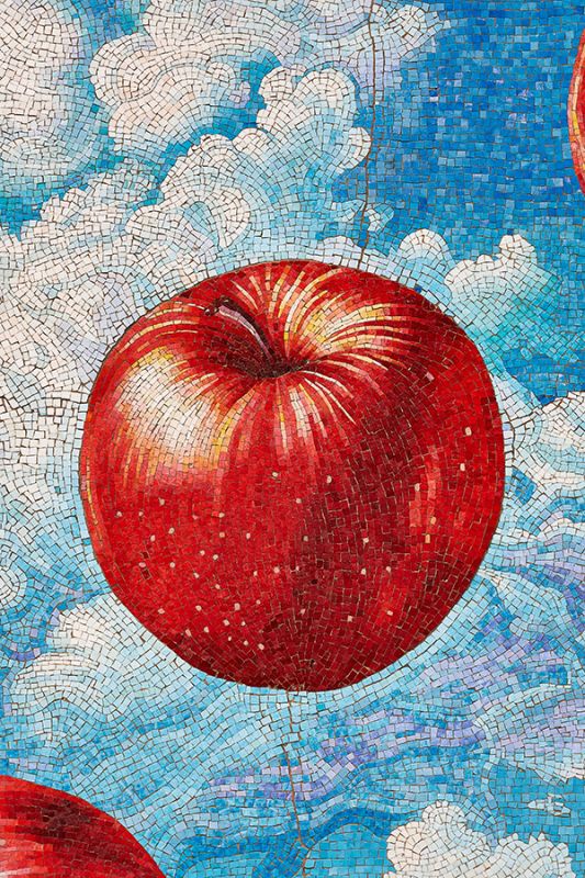 Mosaic Sky with Apples, Andrés Reisinger - NILUFAR