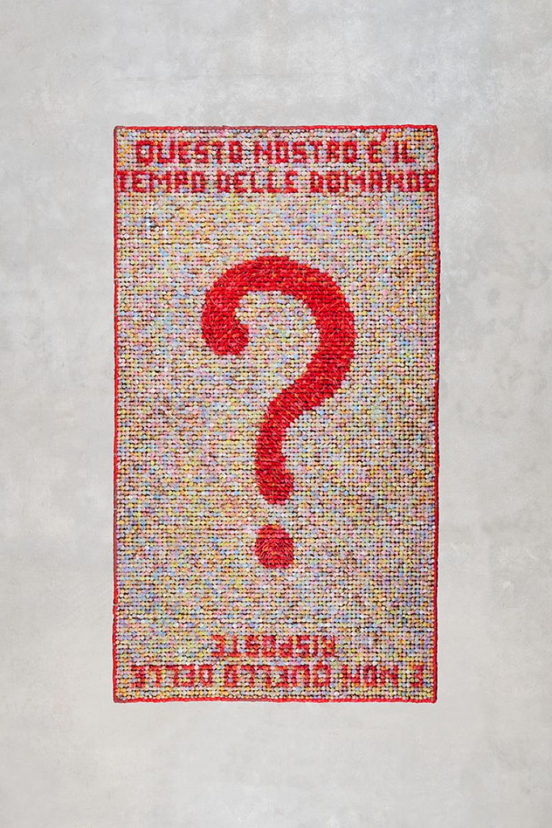 Carpet Our time is the time of questions Gaetano Pesce pic-1
