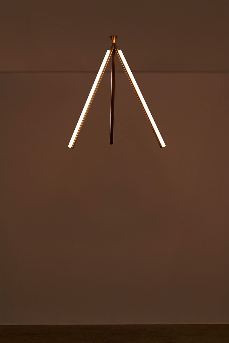 Lampada a sospensione Ceiling Mounted Lit Lines Collection Michael Anastassiades pic-4
