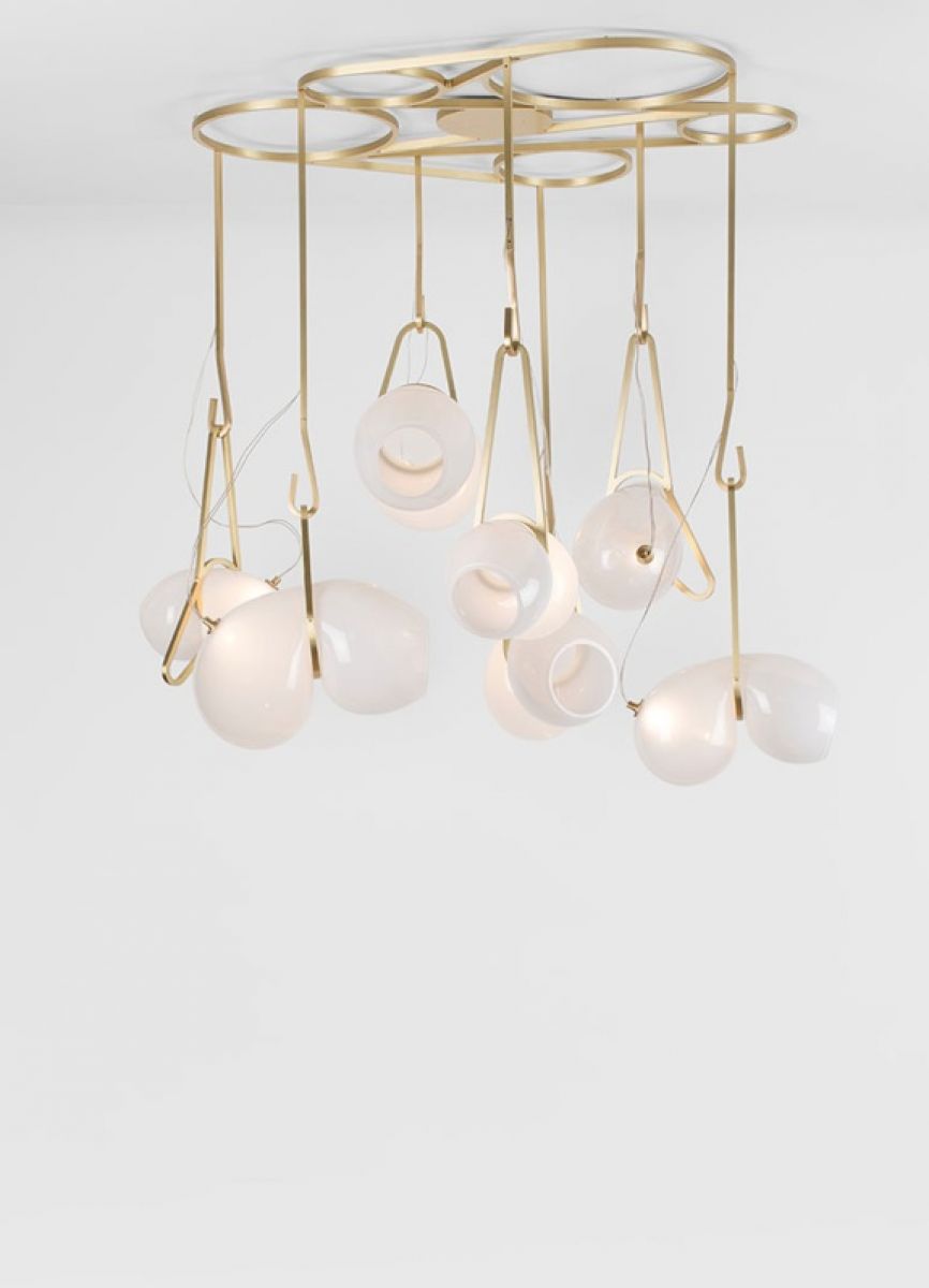 Catch ceiling lamp - 7 globes Lindsey Adelman pic-3