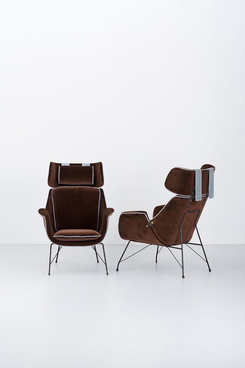 Pair of armchairs  Augusto Bozzi pic-4