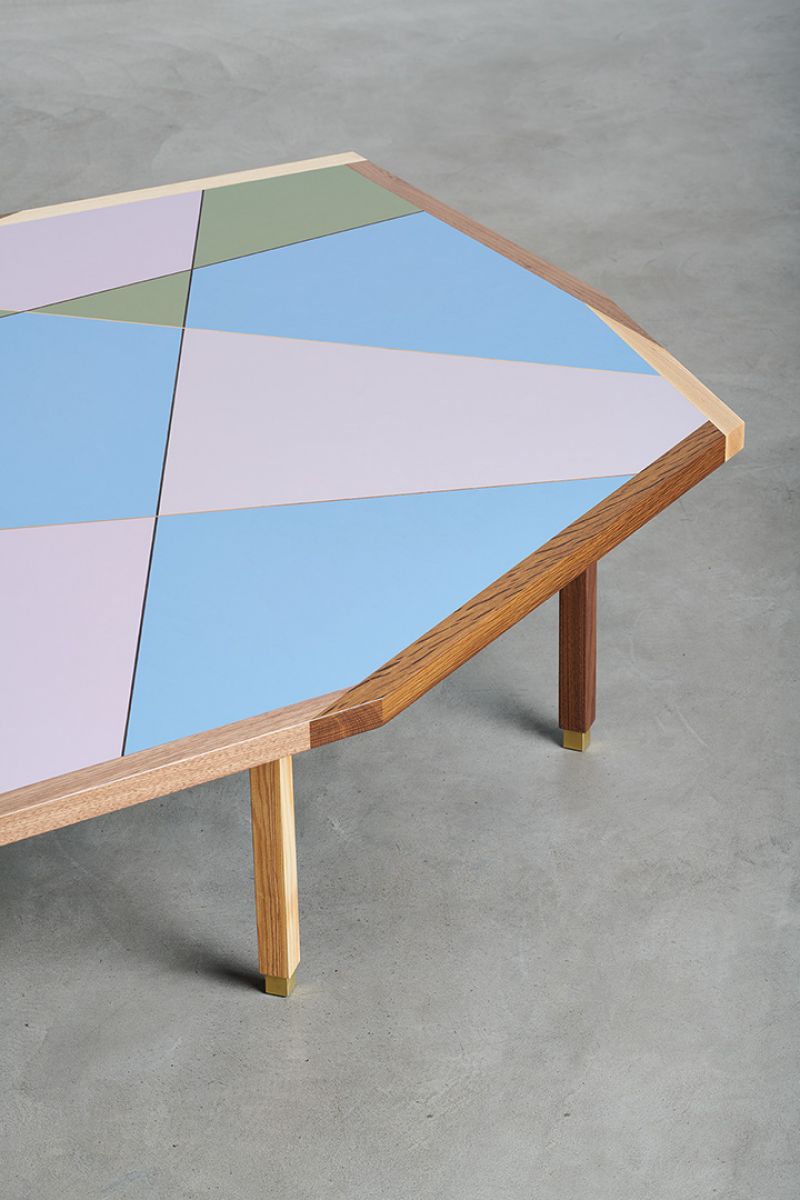 Off‐Sliced low table Martino Gamper pic-5