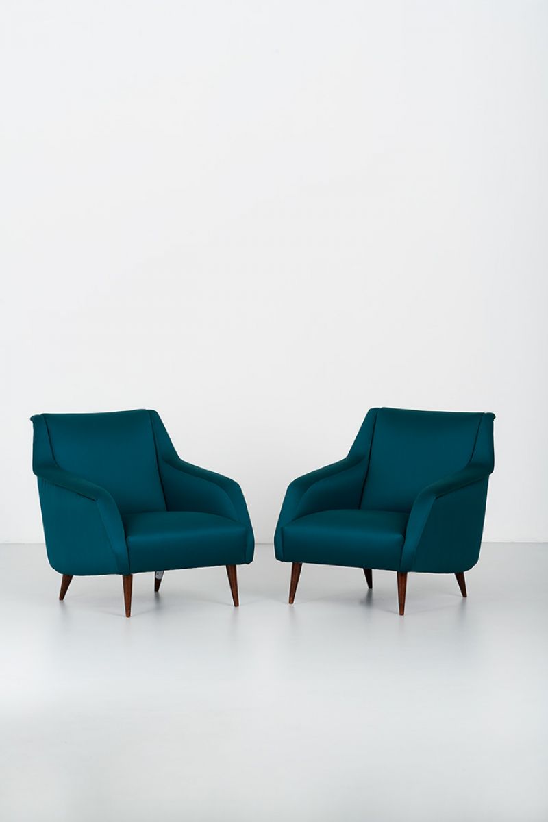 Pair of armchairs mod. 802  Carlo De Carli pic-6