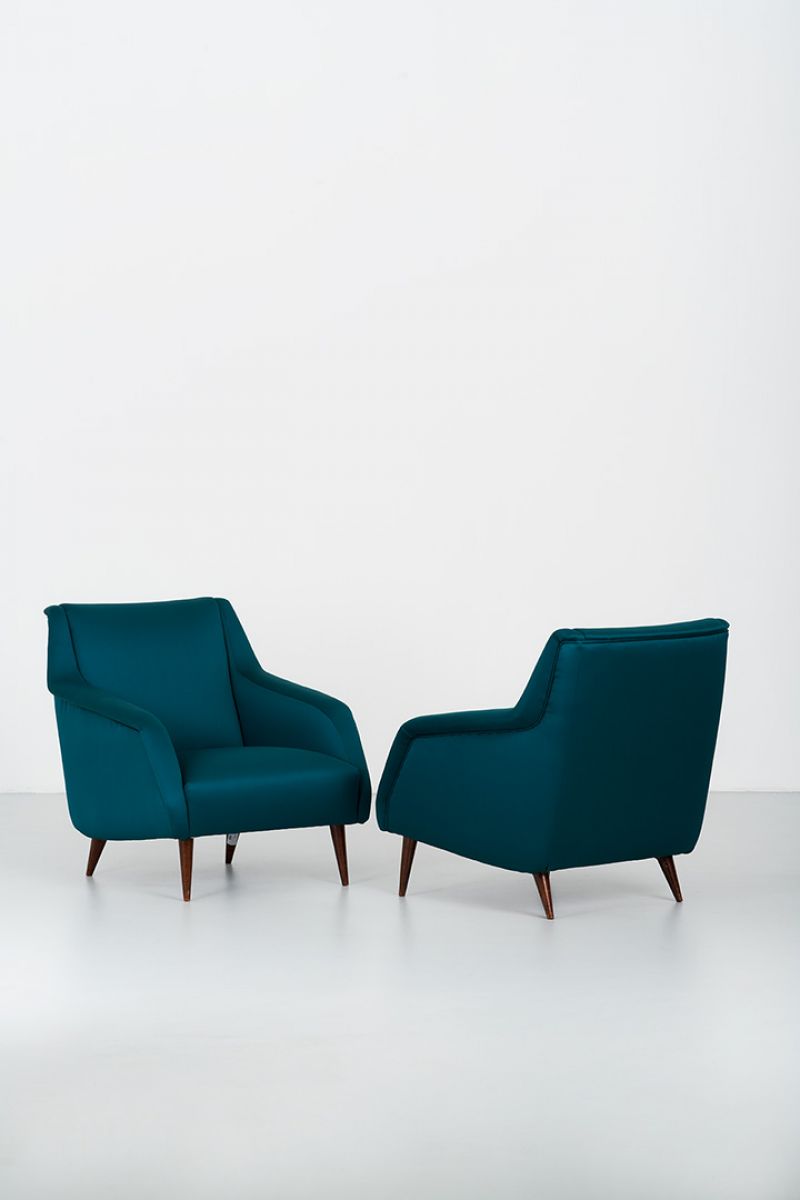 Pair of armchairs mod. 802  Carlo De Carli pic-1