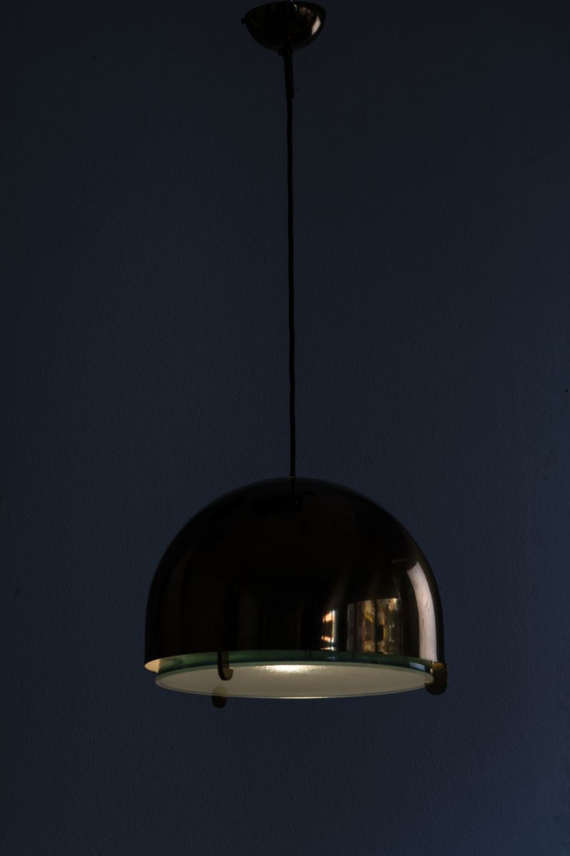Ceiling lamp model 2409 Max Ingrand pic-3