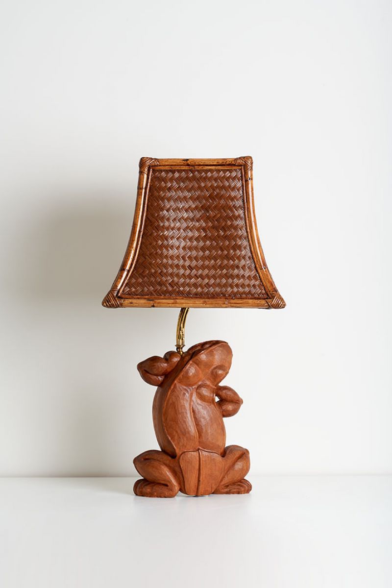 Rare table lamp Gabriella Crespi pic-1