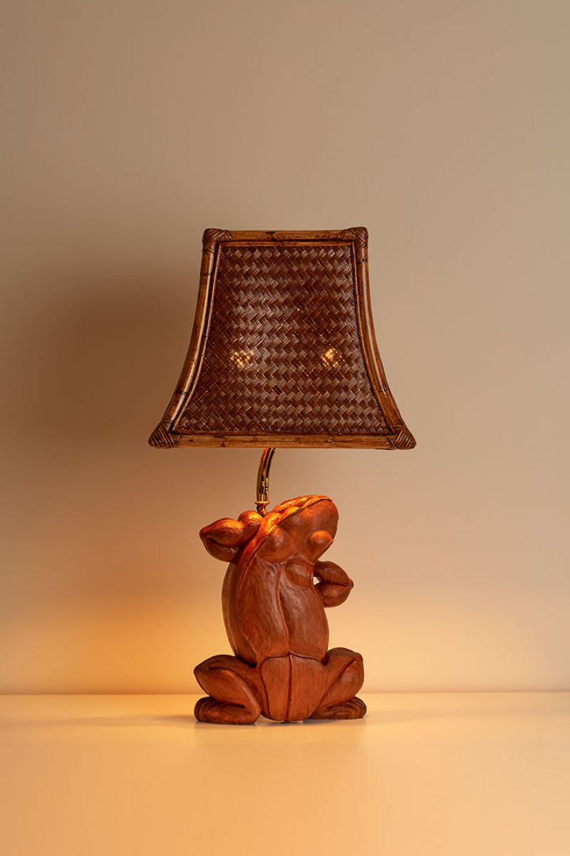 Rare table lamp Gabriella Crespi pic-3