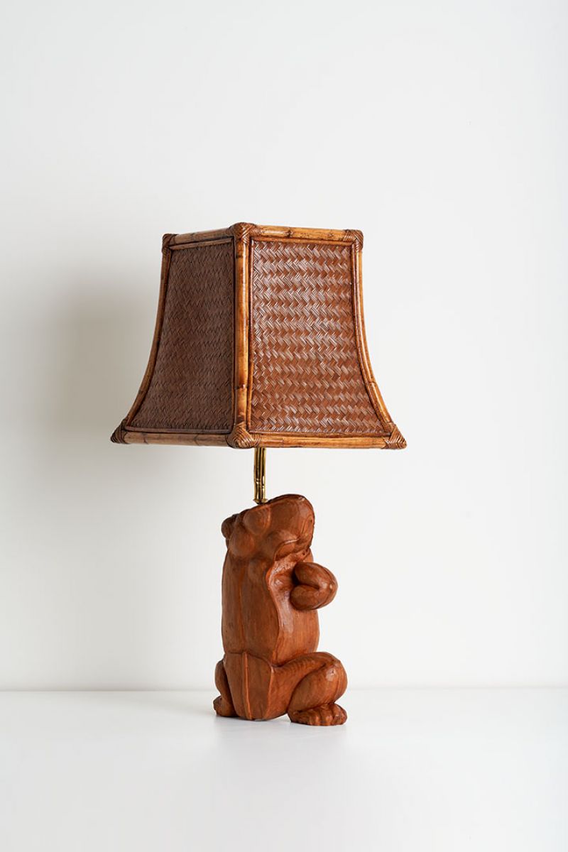 Rare table lamp Gabriella Crespi pic-5