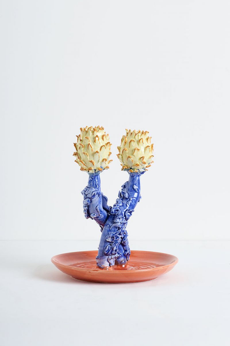 Artichoke Candleholder  Lola Montes  pic-3