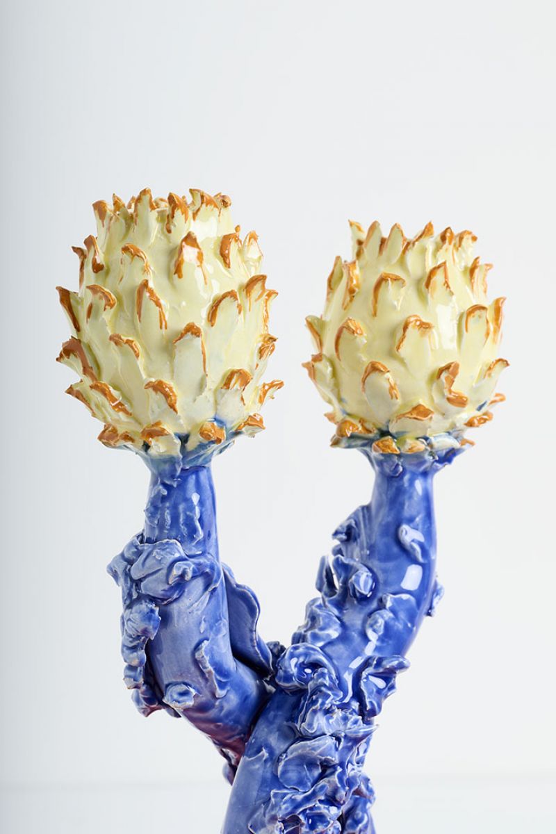 Artichoke Candleholder  Lola Montes  pic-5