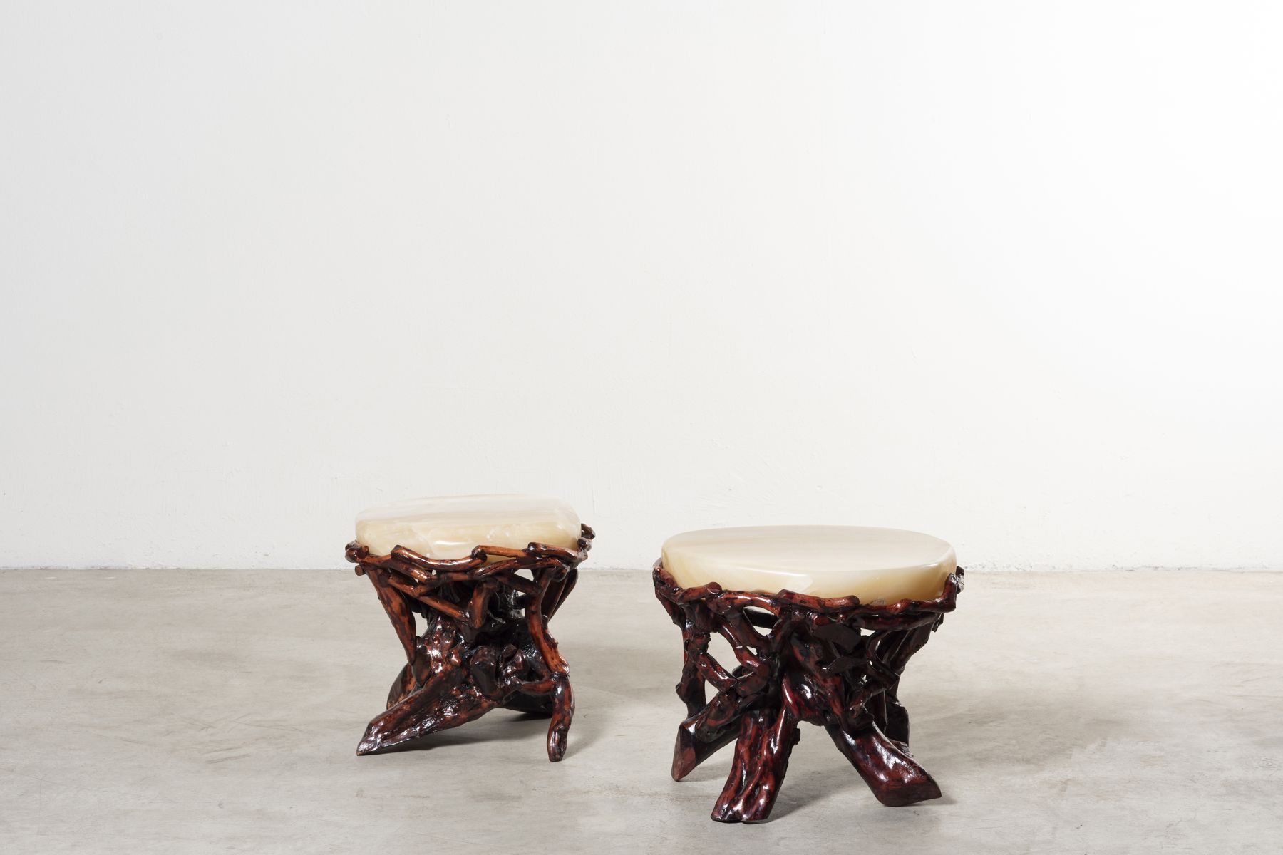 Set of three stools Nilufar Vintage Collection  pic-1