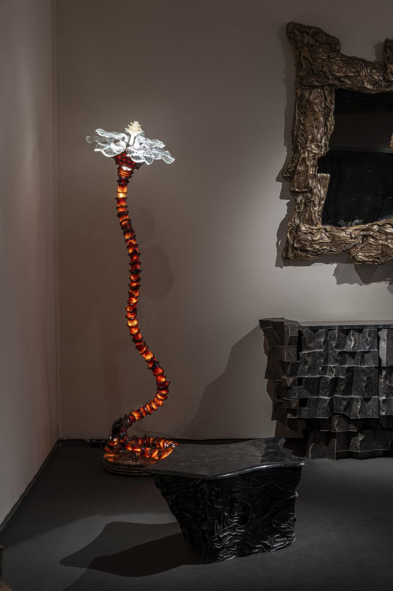 Floor lamp Turtle Giant Syriacus Christian  Pellizzari pic-1