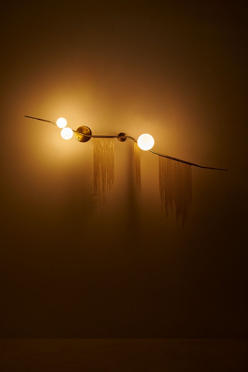 Wall lamp Cherry Bomb Fringe collection Lindsey Adelman pic-3