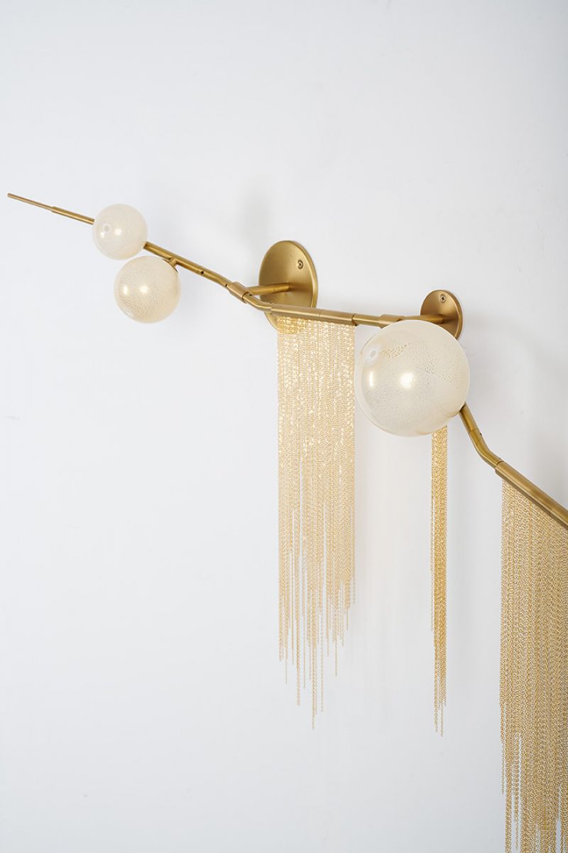 Wall lamp Cherry Bomb Fringe collection Lindsey Adelman pic-4