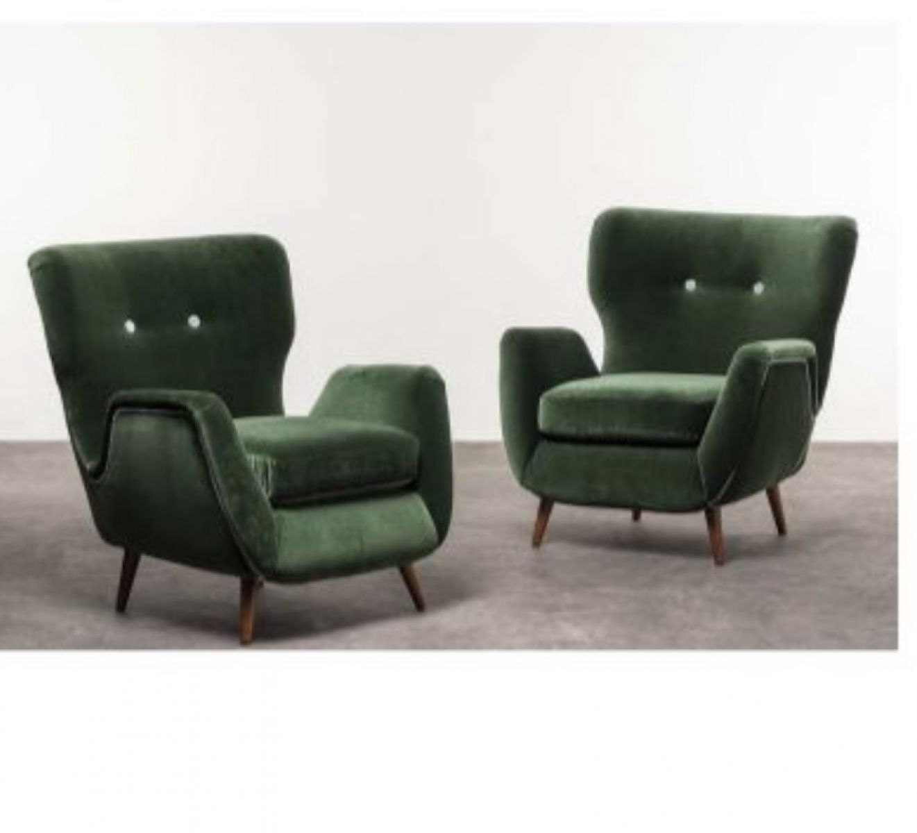 Pair of armchairs Martin Eisler and Carlo Hauner  pic-1