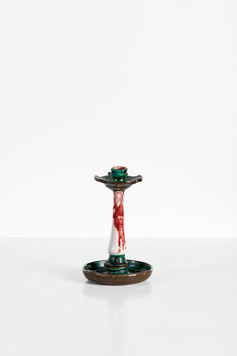 Candleholder (green and red) Lola Montes  pic-1