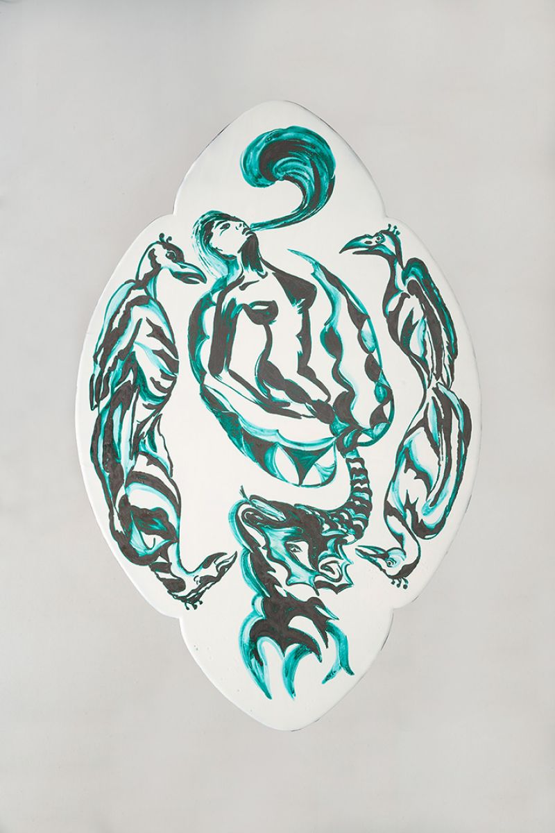 Top in ceramica a forma di trifoglio Lola Montes  pic-4