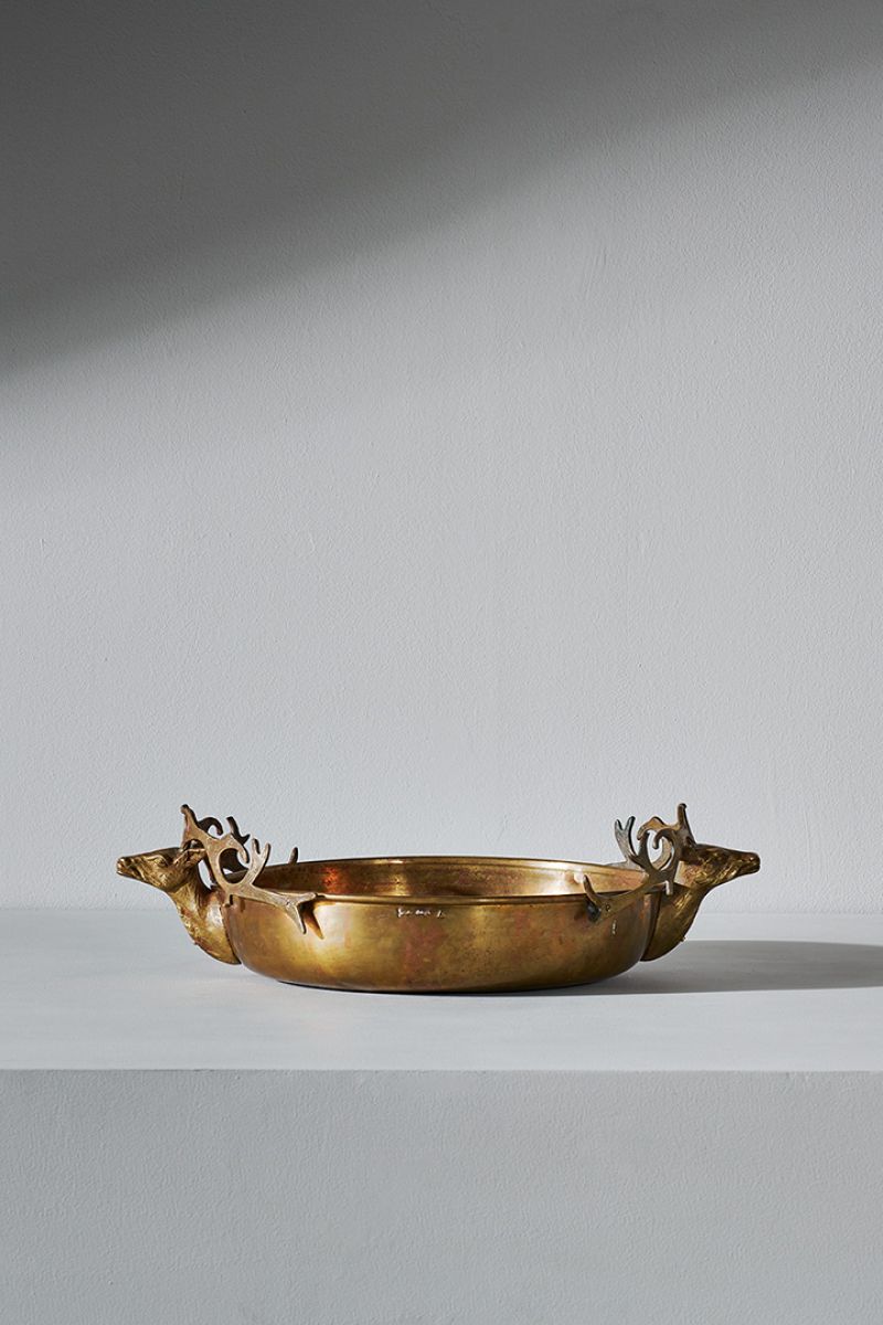 Brass table centrepiece  Gabriella Crespi pic-1
