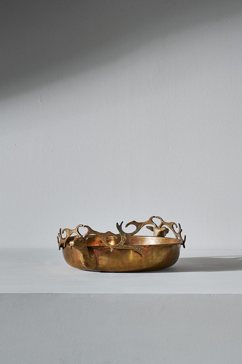 Brass table centrepiece  Gabriella Crespi pic-3