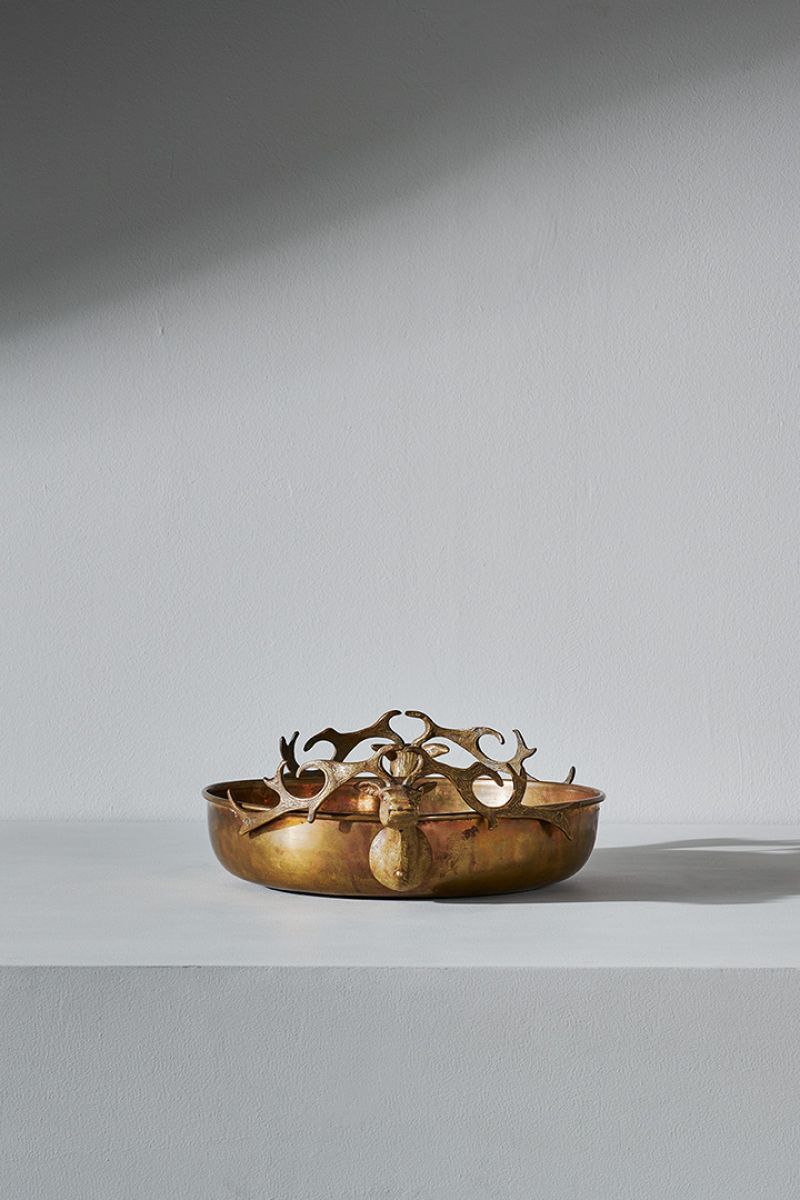 Brass table centrepiece  Gabriella Crespi pic-4