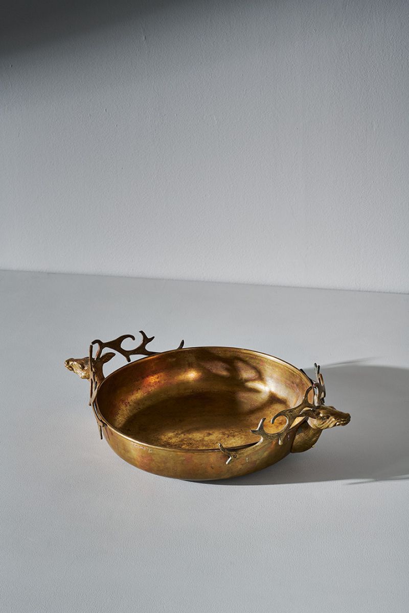 Brass table centrepiece  Gabriella Crespi pic-5