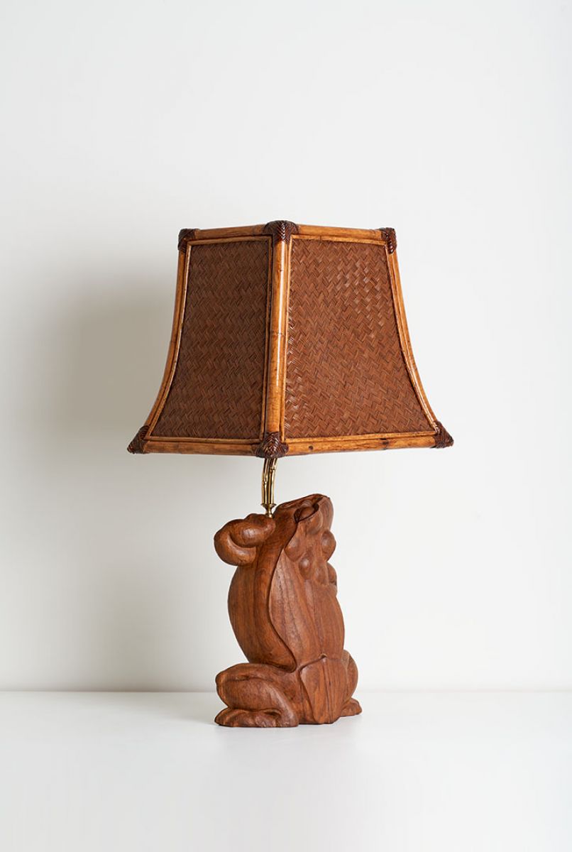 Rare table lamp Gabriella Crespi pic-5