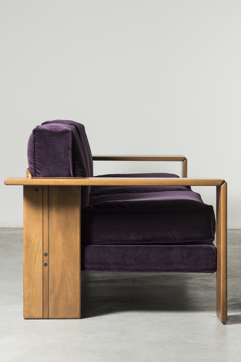 Three-seater sofa, Artona series Afra e Tobia Scarpa pic-4