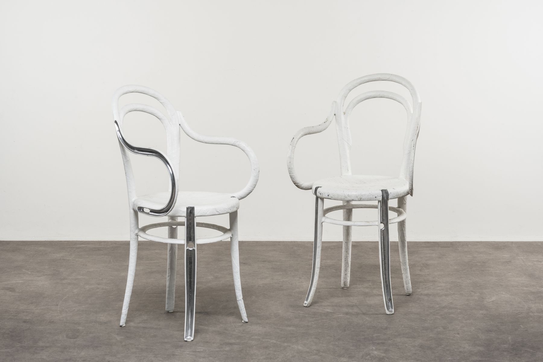 'Re-Thonet 14' chairs with arms Andrea Salvetti pic-1