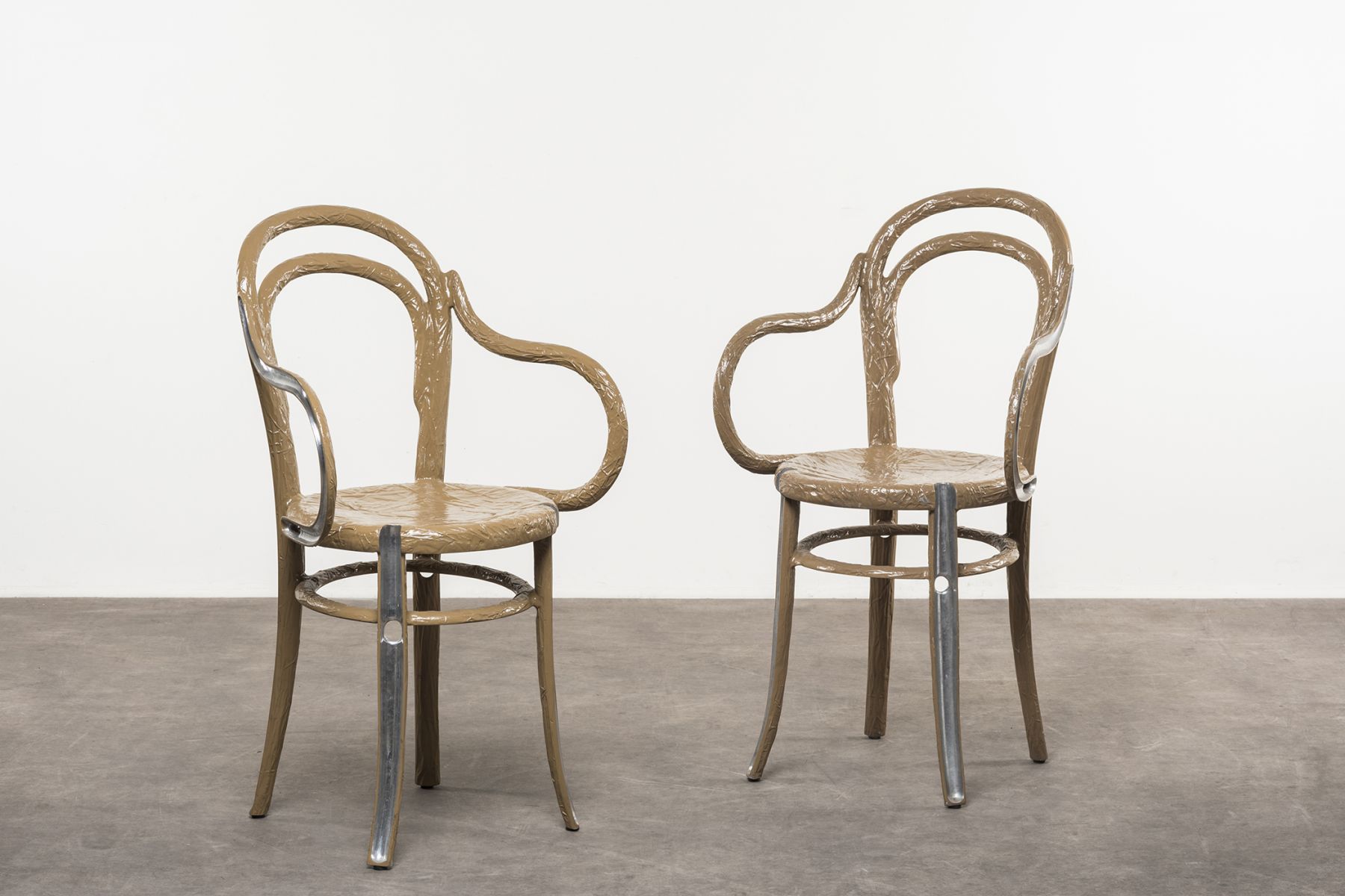 'Re-Thonet 14' chairs with arms Andrea Salvetti pic-6