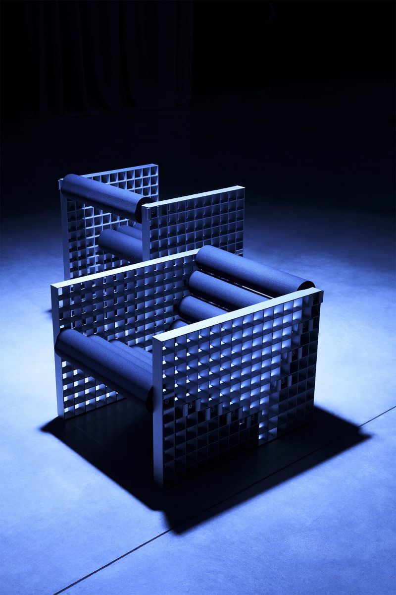 Seduta Aluminium Raster Kit Furniture Antonio Barone pic-1