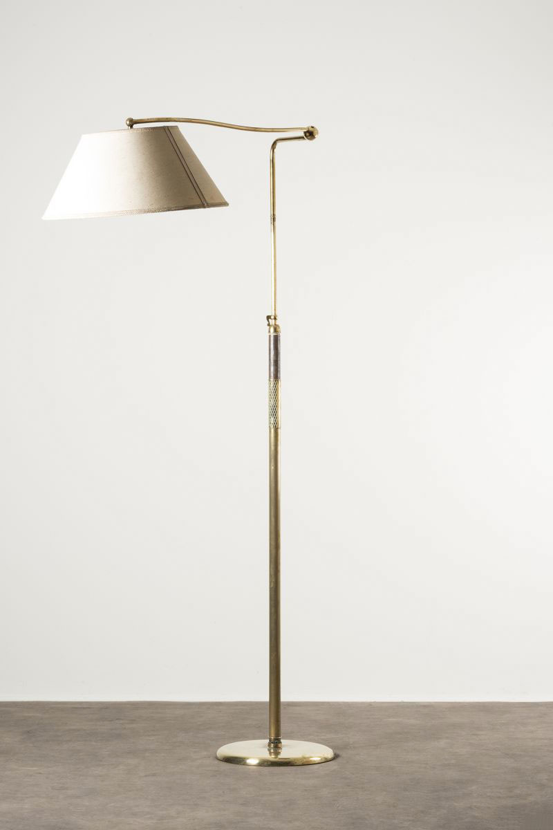 Articulating extendable floor lamp Angelo Lelii pic-1
