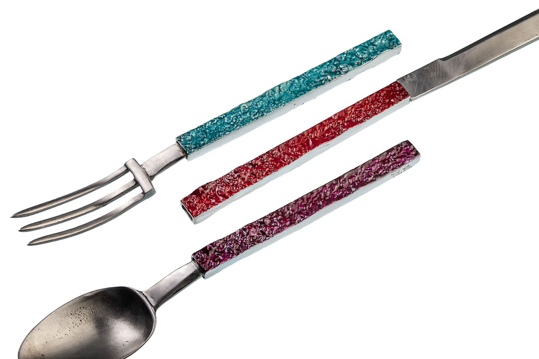 Set of cutlery ‘Enameled Attilla’  Baciocchi Associati pic-7