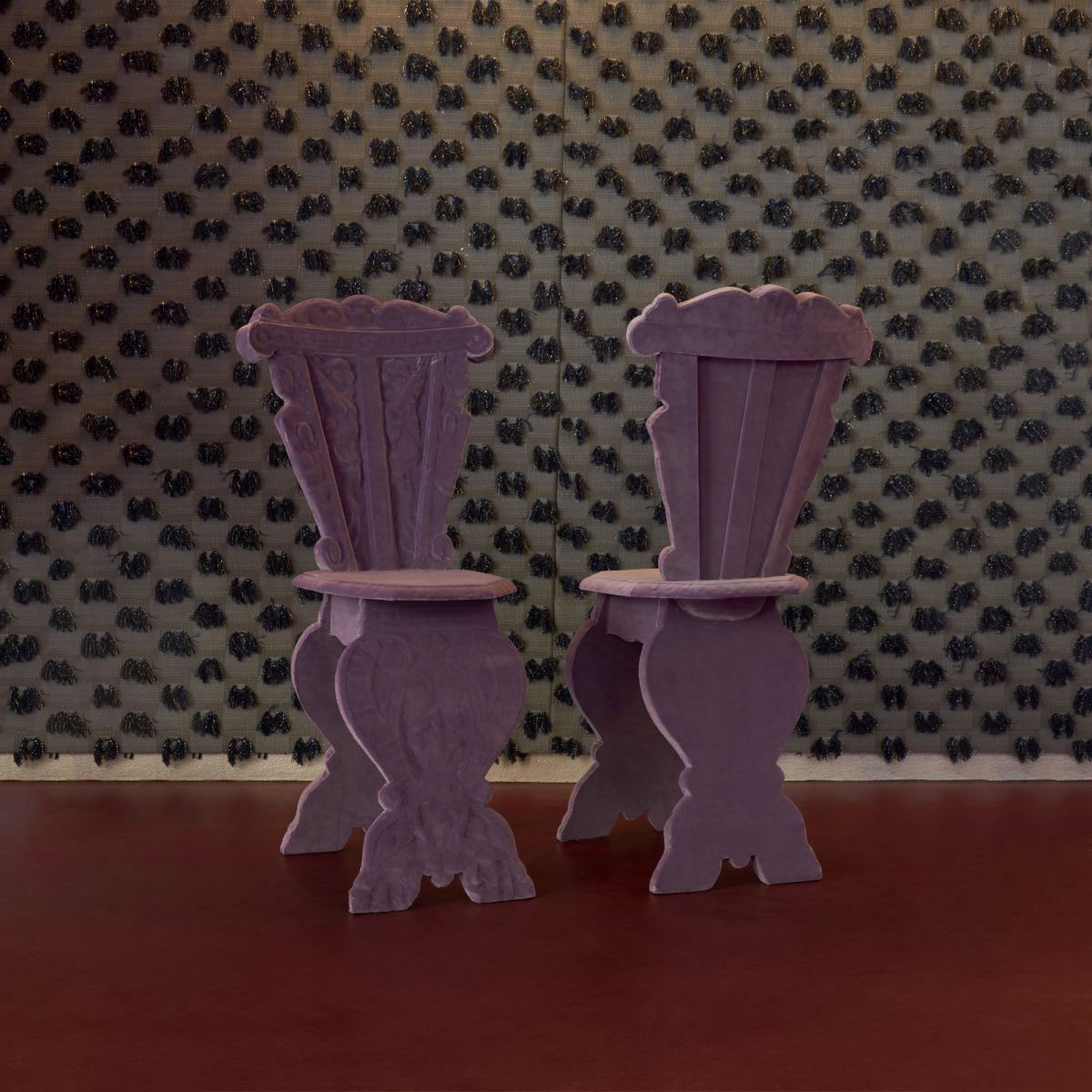 Pair of Renaissance chairs Baciocchi Associati pic-1