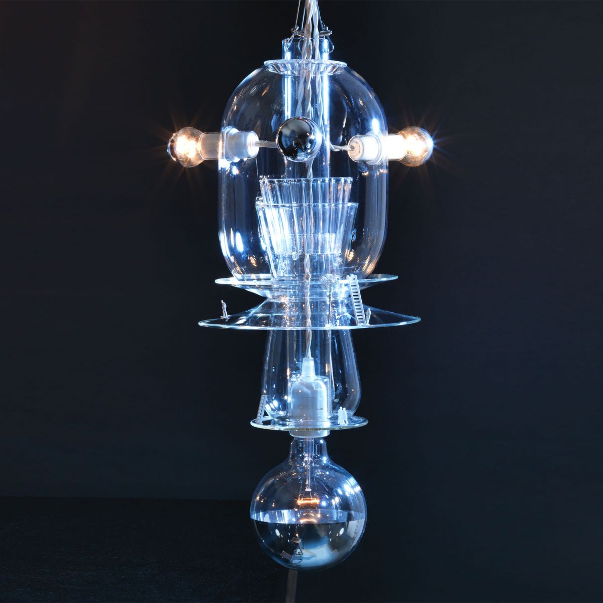 Ceiling/table lamp 'Totem 1' Bethan Laura Wood pic-1