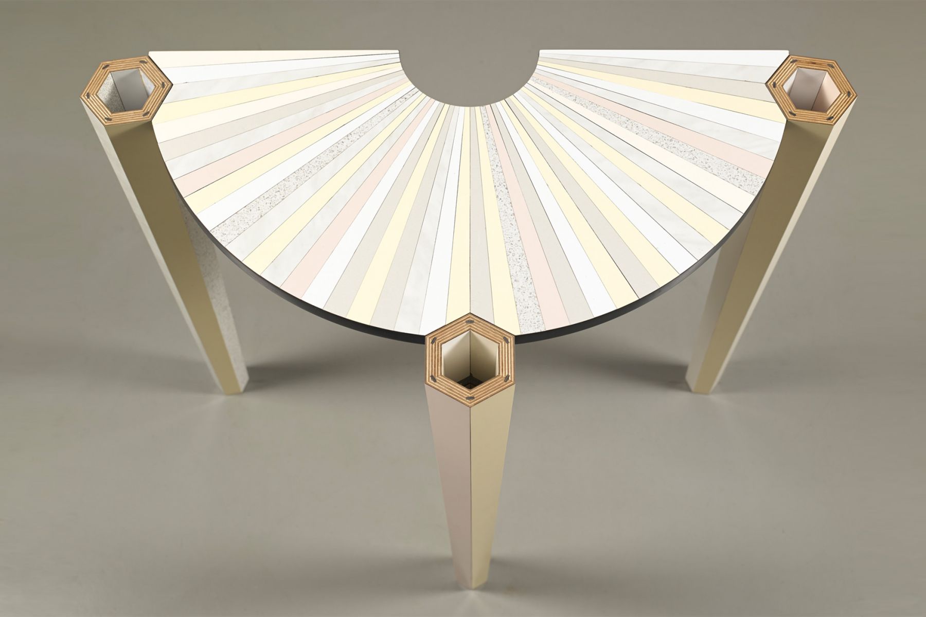 'Playtime' table - Simple Fan pattern Bethan Laura Wood pic-3