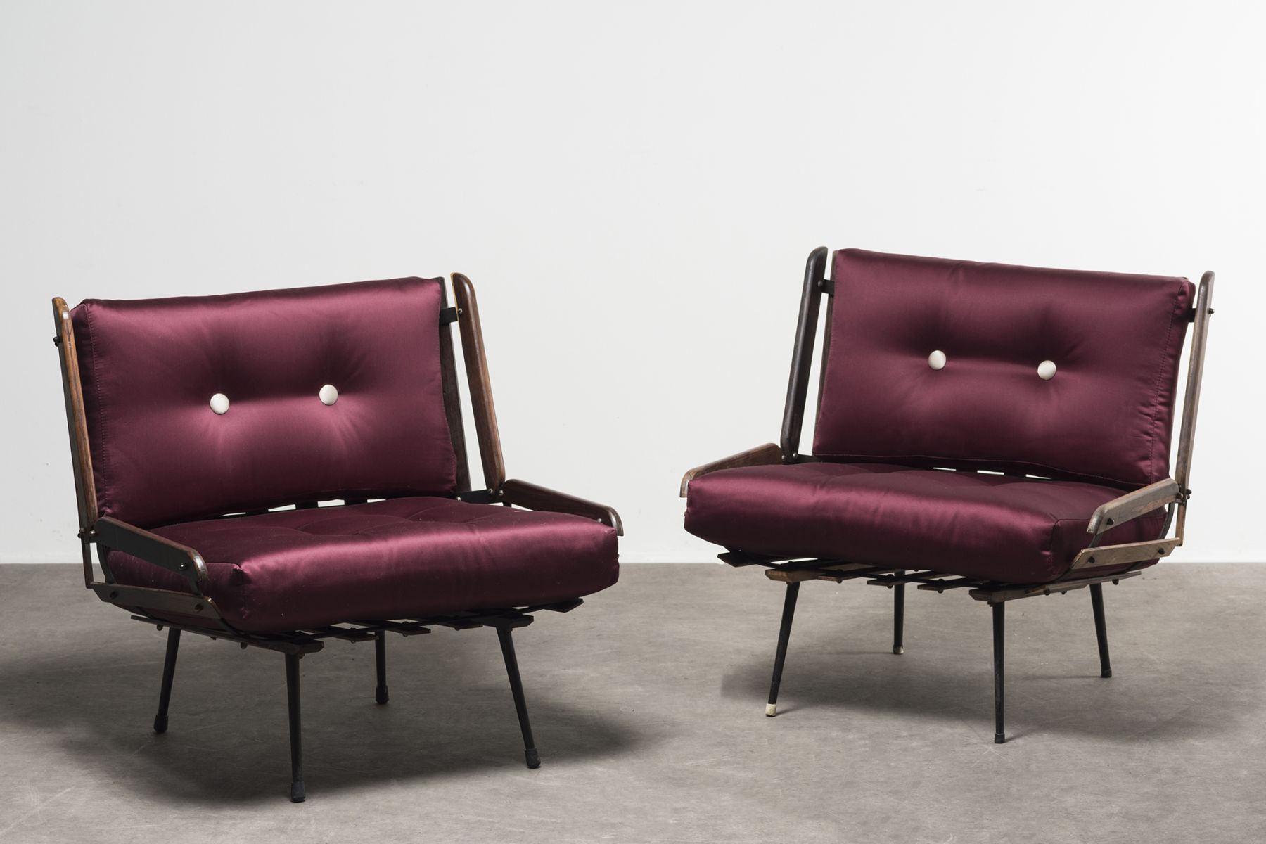 Two armchairs Martin Eisler and Carlo Hauner  pic-1