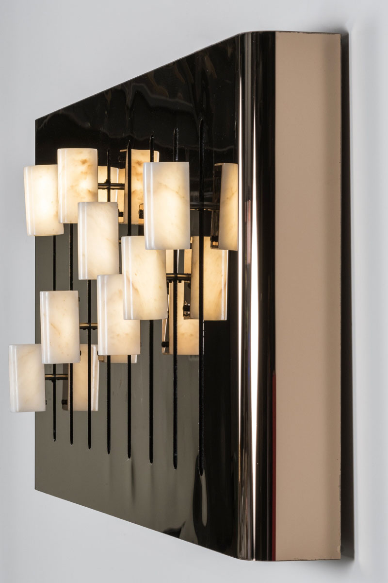 Two 'Sultan 01' wall lamps Carlo Massoud pic-1