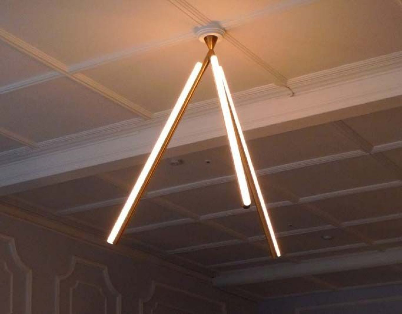 Lampada a sospensione Ceiling Mounted Lit Lines Collection Michael Anastassiades pic-1