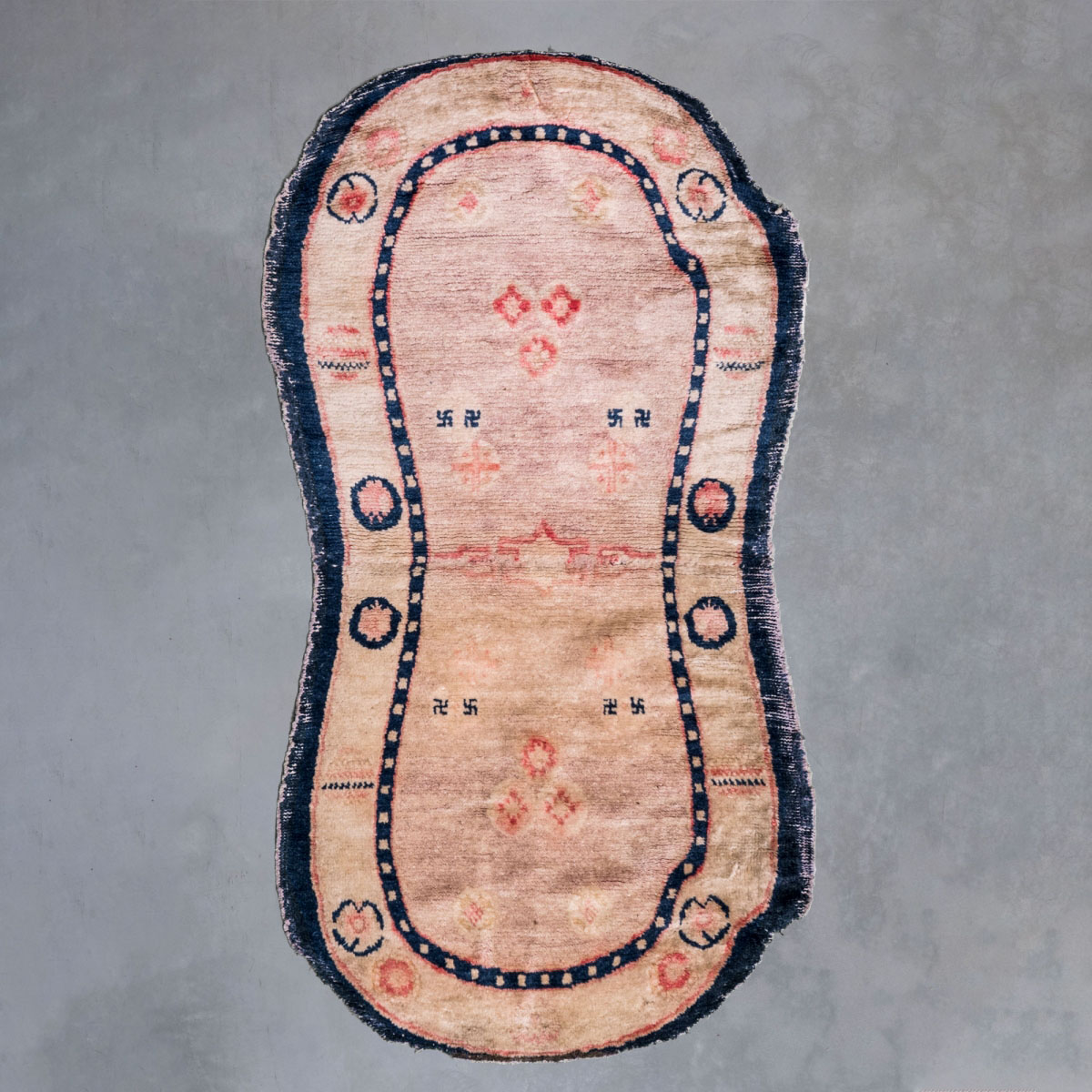 Saddle cloth carpet | 122 x 66 cm  Antique carpets - China  pic-1